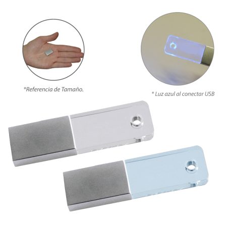 U1009-C Memoria USB Mini Crystal