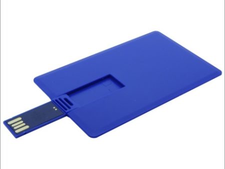 U702A-UP Tarjeta USB Azul en PVC.