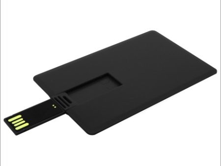 U702N-UP Tarjeta USB Negra en PVC.
