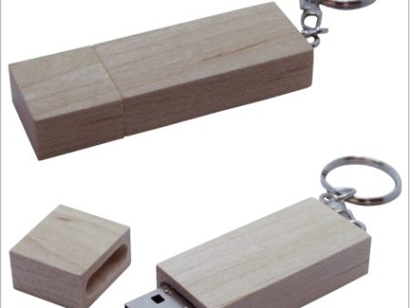 U2023-UP Usb Tipo Llavero en Madera