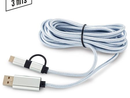 CABLE MULTICARGADOR 3 METROS