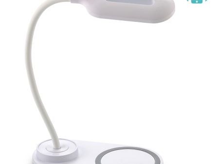 CARGADOR INALAMBRICO CON LAMPARA LED