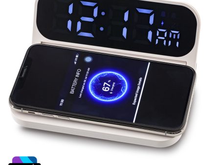 CARGADOR INALAMBRICO CON RELOJ